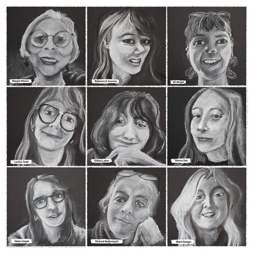 Pictures of the members of the Fantastic Writers Collective